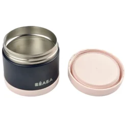 BÉABA Portion Inox 500 ml - Light Pink & Night Black