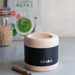 BÉABA Portion Inox 500 ml - Light Pink & Night Black