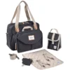 BÉABA Sac à Langer Genève II - Gris Chiné Foncé