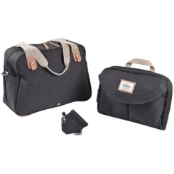 BÉABA Sac à Langer Genève II - Gris Chiné Foncé