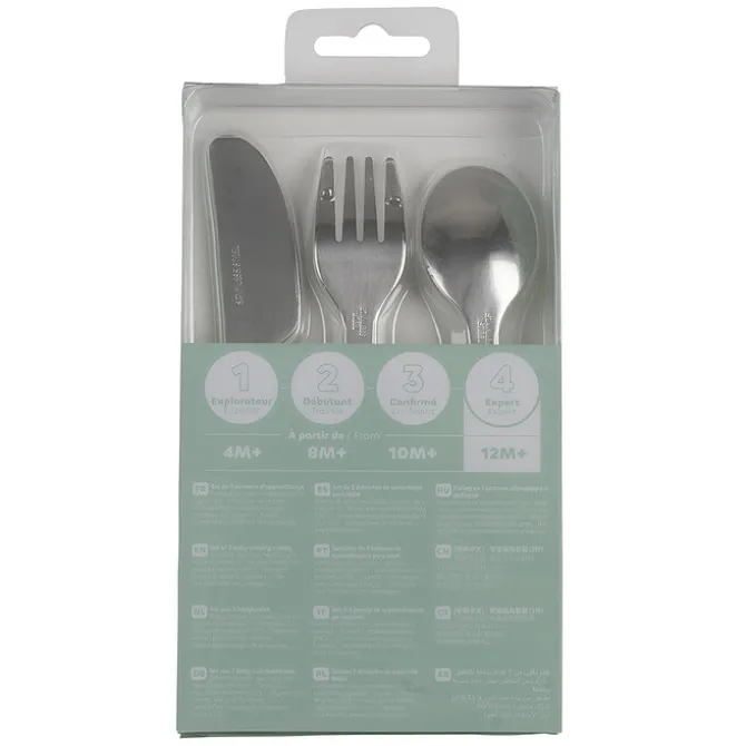 BÉABA Set 3 Couverts Inox - Misty Green