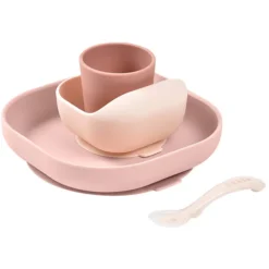 BÉABA Set de Vaisselle 4 Pièces - Cotton Candy