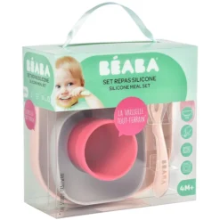 BÉABA Set de Vaisselle 4 Pièces - Pink
