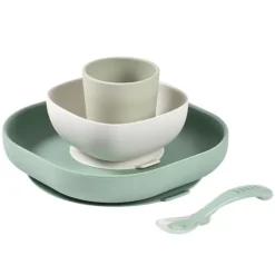 BÉABA Set de Vaisselle 4 Pièces - Sage Green