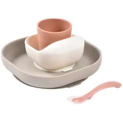 BÉABA Set de Vaisselle 4 Pièces - Terracotta