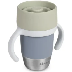BÉABA Tasse d'Apprentissage Inox Click & Drink - Pebble