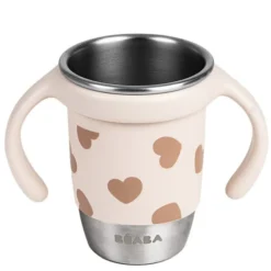 BÉABA Tasse d'Apprentissage Inox Click & Drink - Big Love