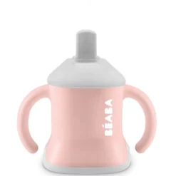 BÉABA Tasse Evoluclip 3-en-1 Old Pink - 150 ml