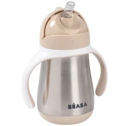 BÉABA Tasse Paille Inox Clay Earth - 250 ml