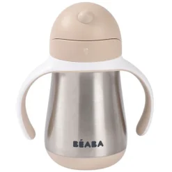 BÉABA Tasse Paille Inox Clay Earth - 250 ml