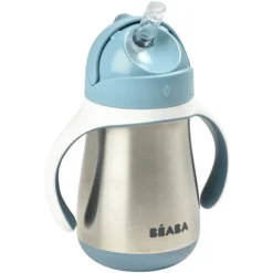 BÉABA Tasse Paille Inox Windy Blue - 250 ml