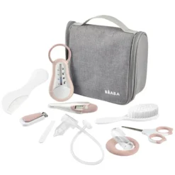 BÉABA Trousse de Toilette Nomade 10 Accessoires - Old Pink