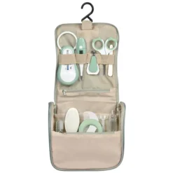 BÉABA Trousse de Toilette Nomade 10 Accessoires - Sage Green
