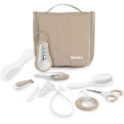 BÉABA Trousse de Toilette Nomade 10 Accessoires - Clay Earth