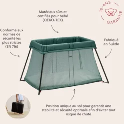 BabyBjörn Lit Parapluie Light - Vert Foncé