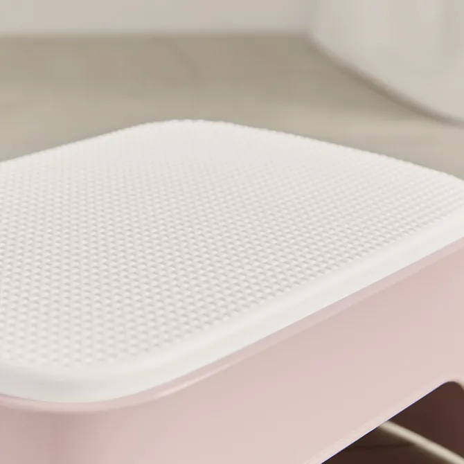 BabyBjörn Marchepied - Rose Pastel et Blanc