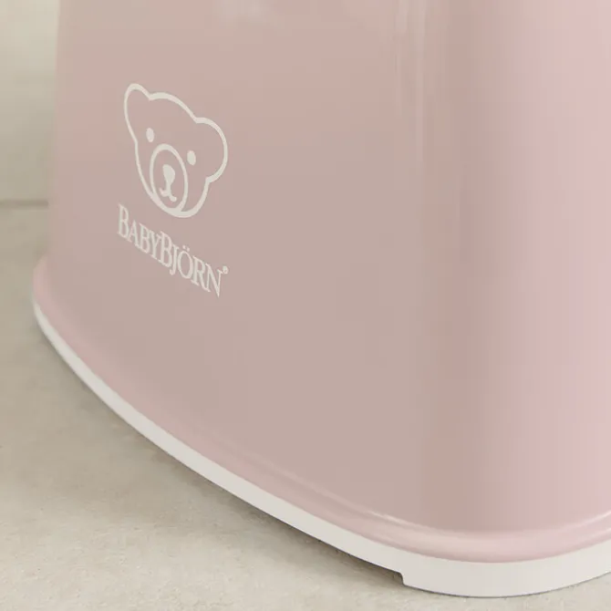 BabyBjörn Marchepied - Rose Pastel et Blanc