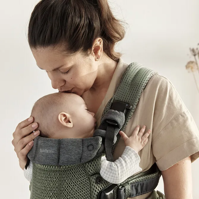 BabyBjörn Porte-bébé Harmony 3D Mesh - Vert Foncé