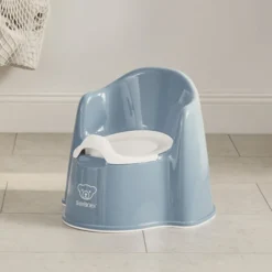 BabyBjörn Pot Fauteuil - Bleu Profond et Blanc
