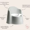BabyBjörn Pot Fauteuil - Gris et Blanc