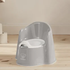 BabyBjörn Pot Fauteuil - Gris et Blanc