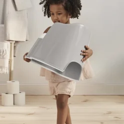 BabyBjörn Pot Fauteuil - Gris et Blanc