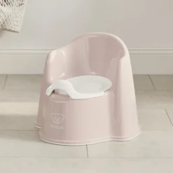 BabyBjörn Pot Fauteuil - Rose Pastel et Blanc