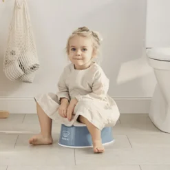 BabyBjörn Pot Smart - Bleu Profond et Blanc