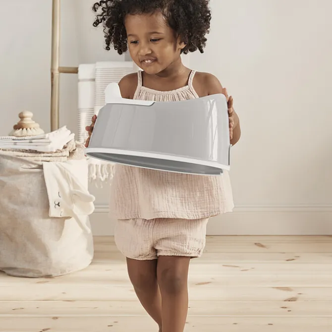 BabyBjörn Pot Smart - Gris et Blanc