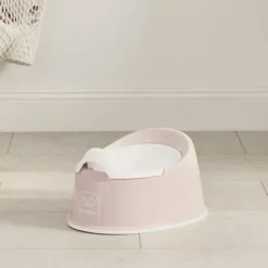 BabyBjörn Pot Smart - Rose Pastel et Blanc