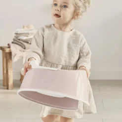 BabyBjörn Pot Smart - Rose Pastel et Blanc