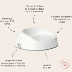 BabyBjörn Rehausseur pour Chaise - Blanc