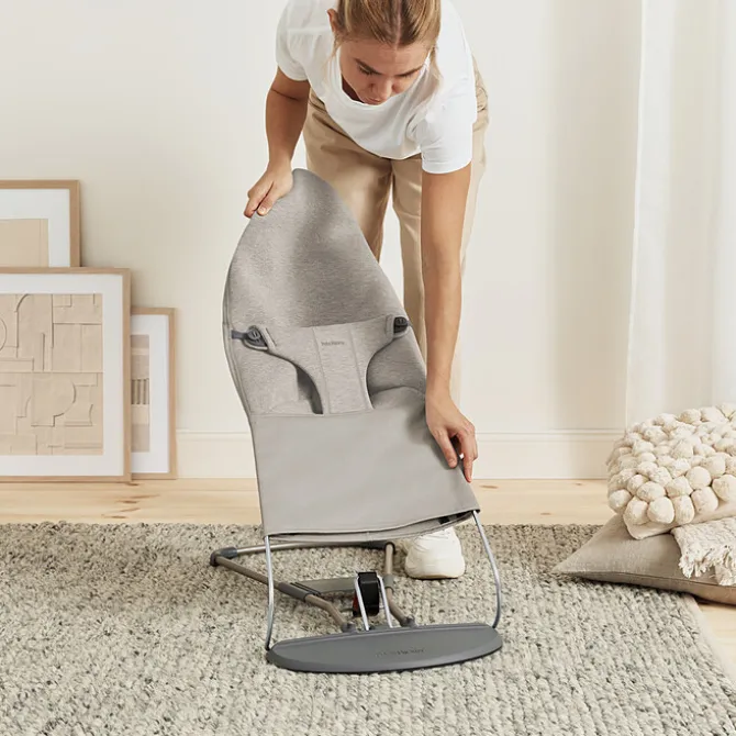 BabyBjörn Transat Bliss Jersey 3D - Gris Sable