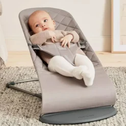 BabyBjörn Transat Bliss Matelassé - Gris Sable