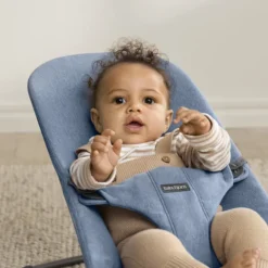 BabyBjörn Transat Bliss Tissé Chiné - Bleu