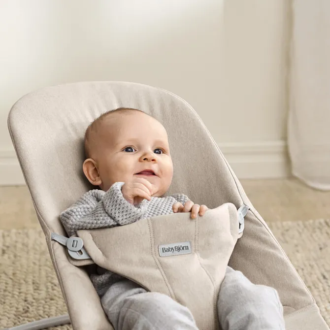BabyBjörn Transat Bliss Tissé Chiné - Beige Clair
