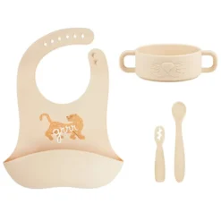 Babymoov Coffret Premiers Repas 4 Pièces - Mini Roar