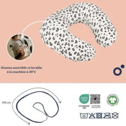 Babymoov Coussin de Maternité Softy - Leopard Cream
