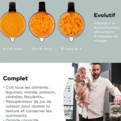 Babymoov Nutribaby (+) XL - Mineral Black