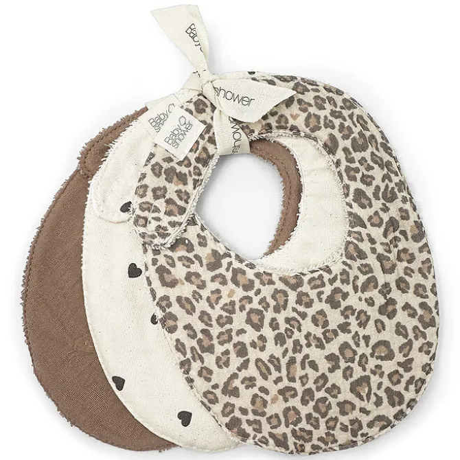 Babyshower Lot de 3 Bavoirs - Wild Print
