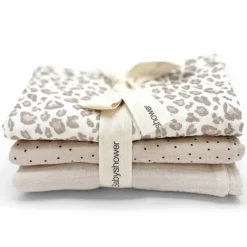 Babyshower Lot de 3 Mini Langes - Soft Print
