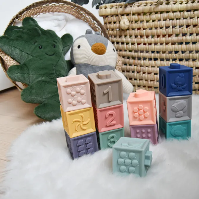 BabyToLove Mes Premiers Cubes Educatifs