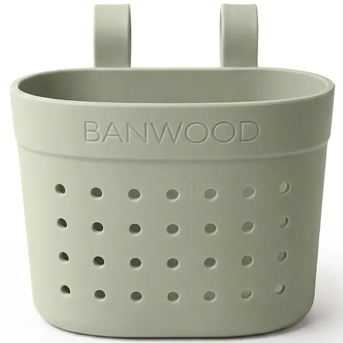 Banwood Panier Pin & Ride pour Vélo ou Trottinette - Olive