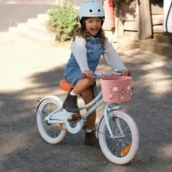 Banwood Panier Pin & Ride pour Vélo ou Trottinette - Raspberry