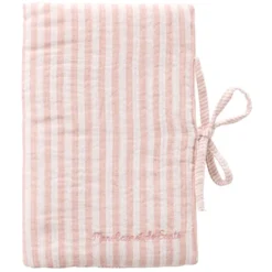 BB&Co Protège-carnet de Santé - Rayé Vieux Rose