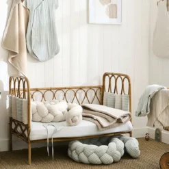 BB&Co Tresse Décorative Ouatinée Multi-usages - Rayé Vert de Gris