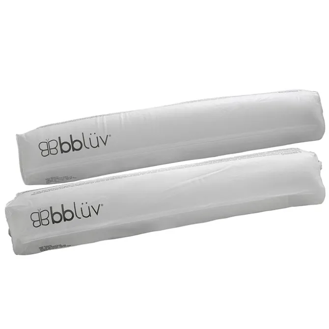 Bblüv Lot de 2 Barrières de Lit Gonflables Bümps - Blanc