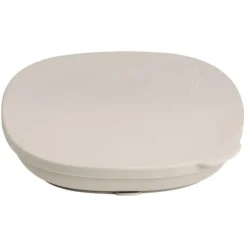 b.box for kids Assiette Compartimentée à Ventouse et Couvercle - Latte