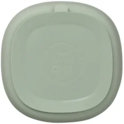 b.box for kids Assiette Compartimentée à Ventouse et Couvercle - Sage