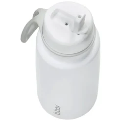 b.box for kids Gourde Isotherme avec Paille Flip Top White Out - 1 l